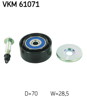 SKF VKM 61071 Galoppino/Guidacinghia, Cinghia Poly-V-Galoppino/Guidacinghia, Cinghia Poly-V-Ricambi Euro